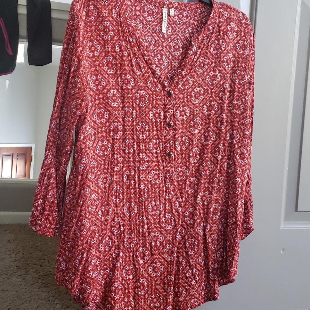 Anthropologie V neck blouse